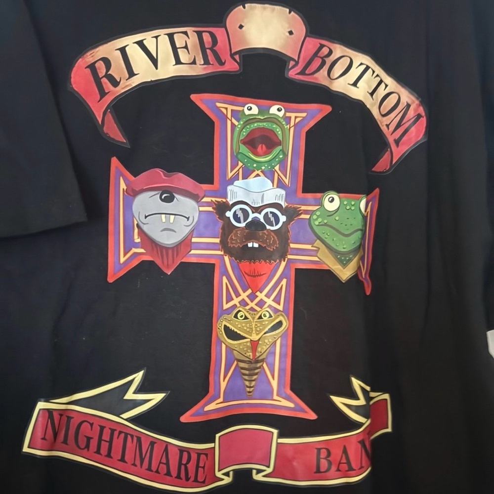 River Bottom Nightmare Band  as Guns and Roses Album 2X SS Gildan Shirt
